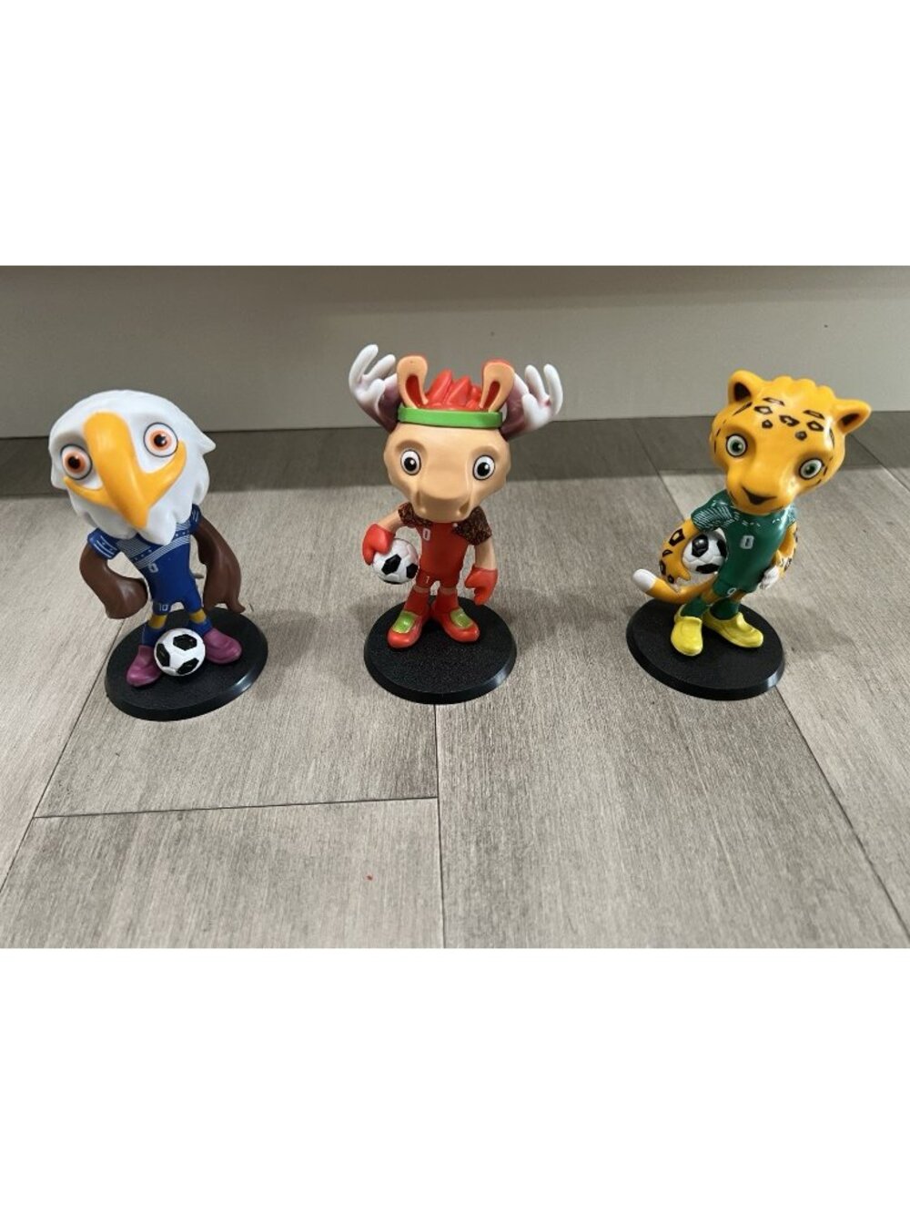  2026 FIFA World Cup Mascots 3-Pack Action Figure Set Clutch / Meple / Zayu